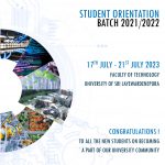 USJ FOT Student Orientation 2021/2022 Batch